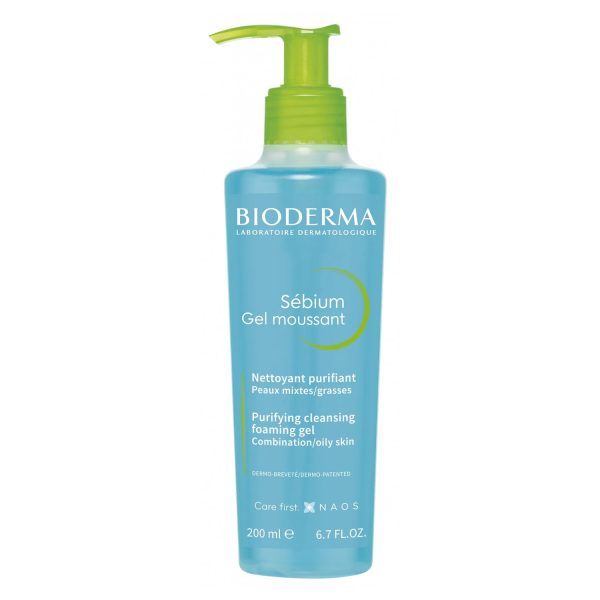 Bioderma Sebium Gel Moussant Purifying Cleansing Foaming Gel - 200ml Fashion