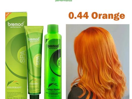 Bremod Performance 0.44 Orange Hair Color With Oxidizer - 100ml+100g Online Sale