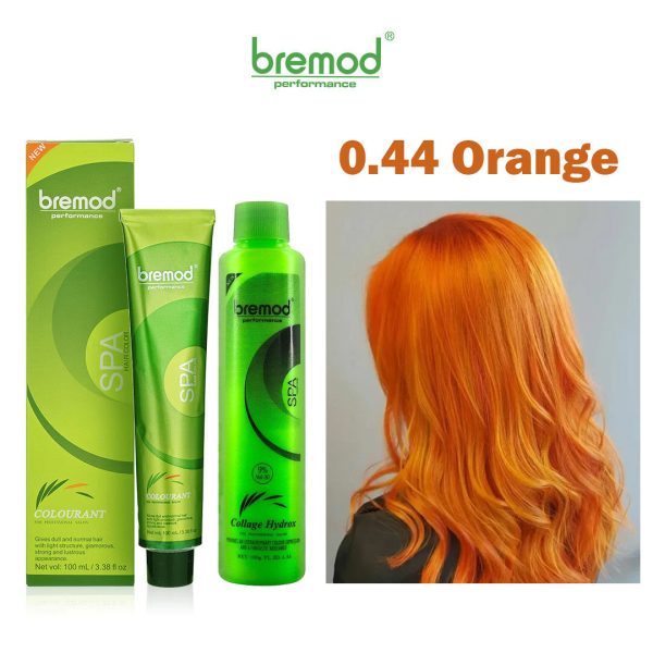 Bremod Performance 0.44 Orange Hair Color With Oxidizer - 100ml+100g Online Sale