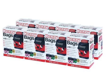 Henry Vacuum Bags 8 x 10 pack, NVM-1CH Cheap