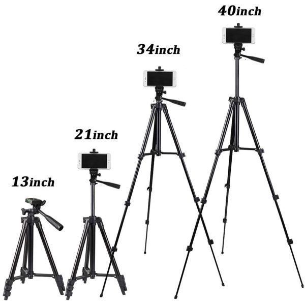 LINKCOOL 42  Aluminum Lightweight Portable Camera Tripod  - Black. on Sale