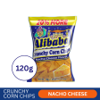 Alibaba Crunchy Corn Chips Nacho Cheese Flavor - 120g Discount