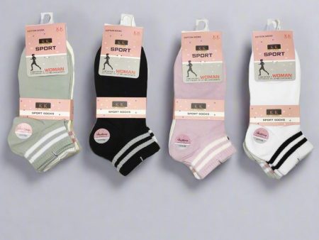 Best Quality Fashion Women s Cotton Socks - 3 Pairs B-020-12 Online Hot Sale