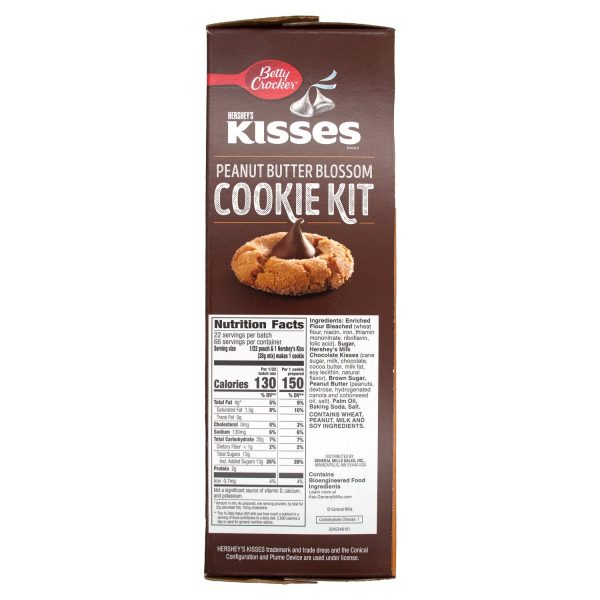 Betty Crocker Hershey s Kisses Peanut Butter Blossom Cookie Kit For Sale