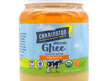 Carrington Farms USDA Certified Organic Grass Fed Ghee Online now