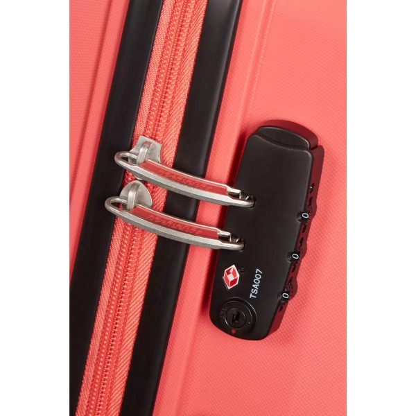 American Tourister Summer Splash 3 Piece Hardside Luggage Set (Coral Pink) Online now