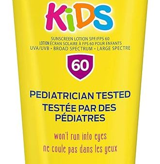 Banana Boat Kids Tear Free Sunscreen Lotion Broad Spectrum SPF 60-240mL For Sale