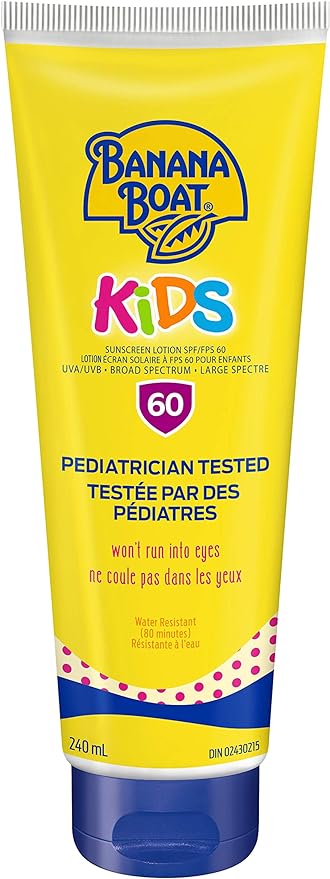 Banana Boat Kids Tear Free Sunscreen Lotion Broad Spectrum SPF 60-240mL For Sale