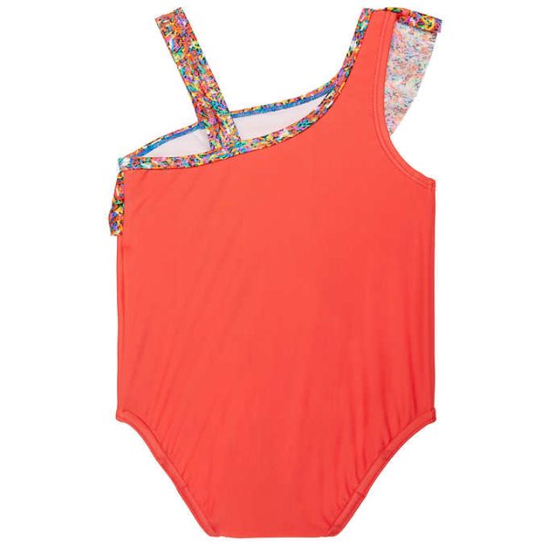 Speedo Girls Swimsuits One-piece set , Red (coral red   bittersweet) For Discount