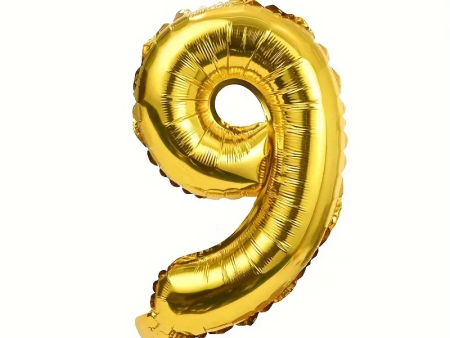 Birthday Decoration Foil Balloon Number 9 - 40Cm For Cheap