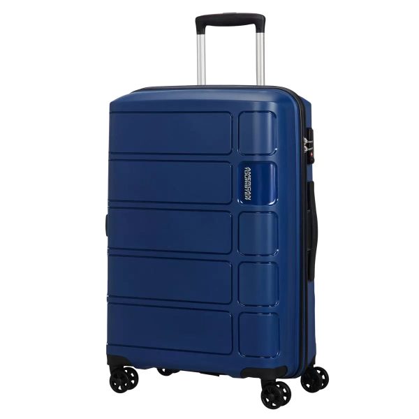 AMERICAN TOURISTER 3-Piece Summer Splash Hardside Luggage Set With TSA Lock System in Midnight Blue For Cheap