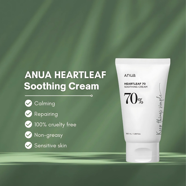 Anua Heartleaf 70% Soothing Cream - 100ml Cheap