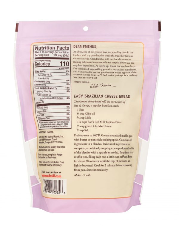 Bob s Red Mill Tapioca Flour - Tapioca Starch Online