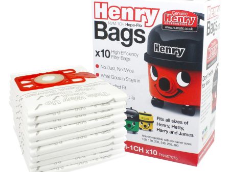 Henry NVM-1CH Hepa-Flo Vacuum Cleaner Bags 10 Count Fashion