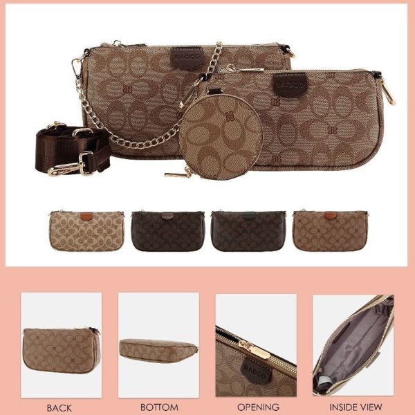 BAGCO Fashion Crossbody Bag 3 Pcs Combo - GN012304001 on Sale