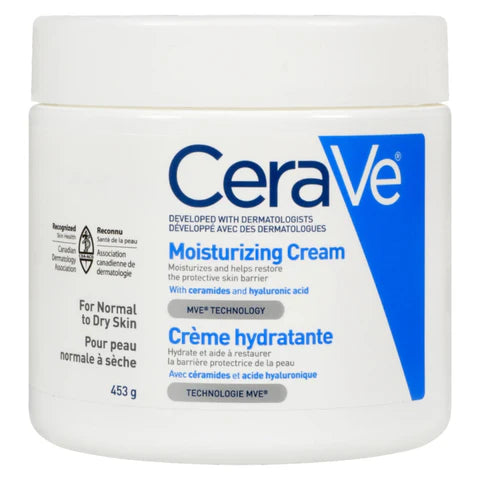 CeraVe Moisturizing Cream (453g) - For Normal to Dry Skin, Daily Face And Body Moisturizer For Dry Skin. For Cheap