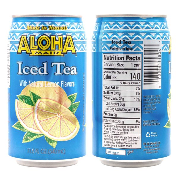 Aloha Maid Drinks Variety Pack, 10 Flavors, 1 Can per Flavor, Total 10 Cans Hot on Sale