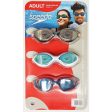 Speedo Swim Goggles For Adults (3-Pack). Hot on Sale