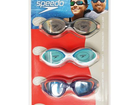 Speedo Swim Goggles For Adults (3-Pack). Hot on Sale