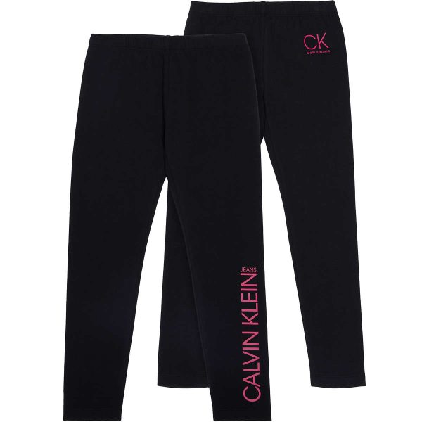 Calvin Klein girls leggings black, 2-pack Cheap