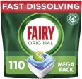 Fairy All-In-1 Dishwasher Tablets Bulk, Fairy Dishwasher Tablets, 110 Tablets, Original, Effective Even On Dried-On Grease Online now