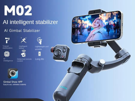 TOKQI M02 3-Axis Gimbal Stabilizer Handheld For Vlog Video For Sale