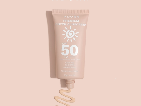 Adorn Premium Tinted Sunscreen SPF 50 PA+++ - 50g For Discount