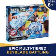 Beyblade Burst Evolution Switchstrike Battle Tower  - Includes 2-Level Beystadium, Battling Tops, & Launchers - Age 8+ Hot on Sale