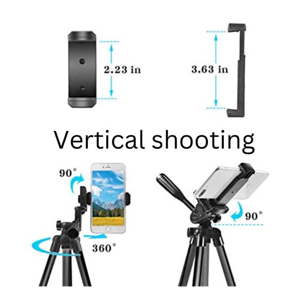 LINKCOOL 42  Aluminum Lightweight Portable Camera Tripod  - Black. on Sale