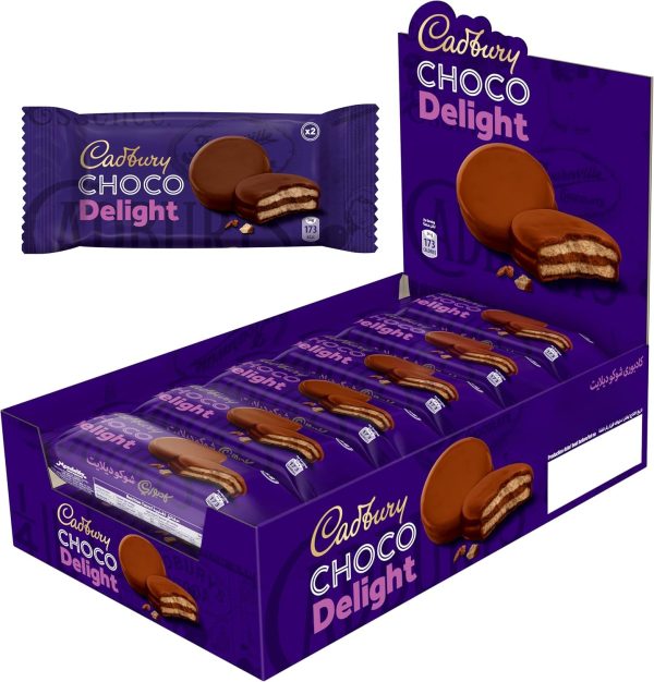 Cadbury Choco Delight Biscuits - 9 Pack × 34g Online Sale