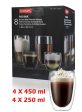 Bodum PAVINA Double Walled Thermo Glasses - Pack of 8 (4x 450ml and 4x 250ml) For Sale