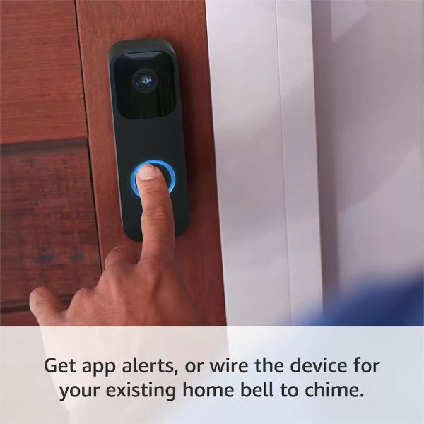 Blink Video Doorbell & Sync Module in Black + Blink Mini 2 Cam in Black Online Sale