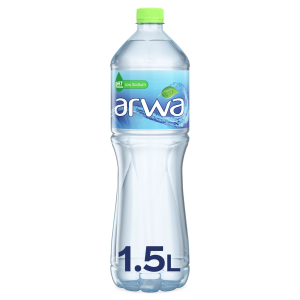 Arwa Drinking Water Low Sodium PH7 Balanced 6 x 1.5L For Discount