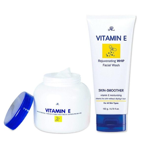 AR Vitamin E Moisturising Cream & Facial Wash - 200ml+190g (Offer) Fashion