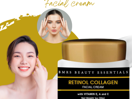 BMRS Retinol Collagen Facial Cream - 30g Fashion