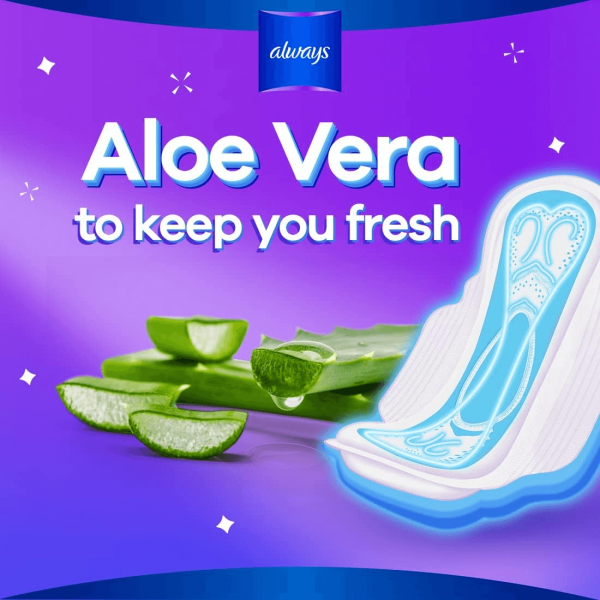 Always Aloe Cool Zero Irritation Feel Maxi Thick Long Pads - 60 Pads Discount